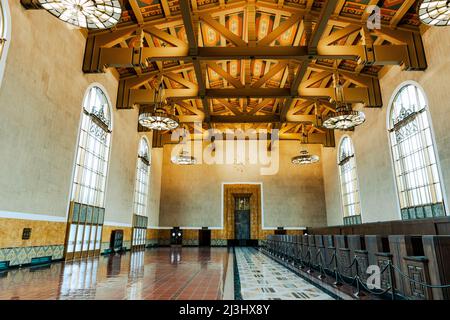 Union Sation a Los Angeles. USA Foto Stock