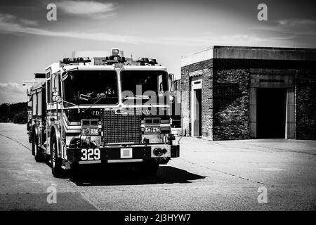 ROCKAWAY PARK, New York City, NY, USA, Firefighter Foto Stock