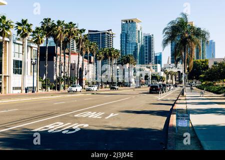 Città di San Diego, città del centro, San Diego California, Stati Uniti Foto Stock