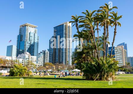 Città di San Diego, città del centro, San Diego California, Stati Uniti Foto Stock