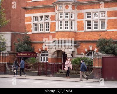 Westminster Coroner's Court, Inner West London Coroner's Court Foto Stock