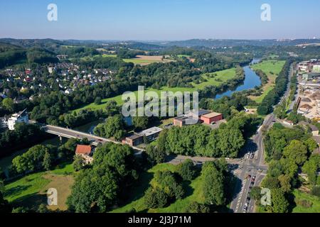 Witten an der Ruhr, Renania settentrionale-Vestfalia, Germania Foto Stock