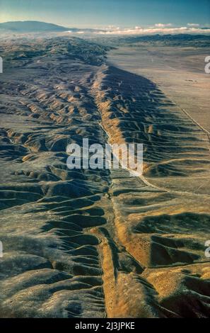 San Andreas anomalia, Carizzo pianura, California Foto Stock