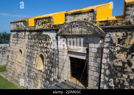 Forte di San Jose el Alto, 1792; San Francisco de Campeche, Stato di Campeche, Messico Foto Stock