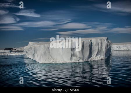 Ghiacciai giganti in Antartico Sound, un'area ad est di Anderson Island; Antartide Foto Stock