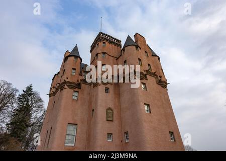 Castello di Craigievar, nelle Highlands scozzesi Foto Stock