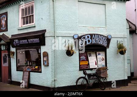 Arundal è una città di mercato e parrocchia civile in una valle ripida del South Downs, West Sussex, Inghilterra Foto Stock