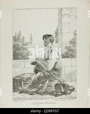 Il piccolo Shoe-Shine Boy, n.d. Foto Stock