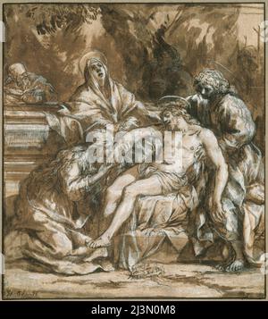 Lamento sul Cristo morto, 1635. Foto Stock