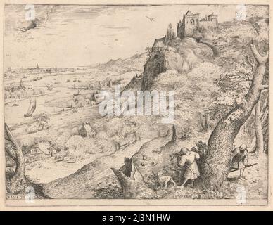 The Hare Hunters, 1566. Foto Stock