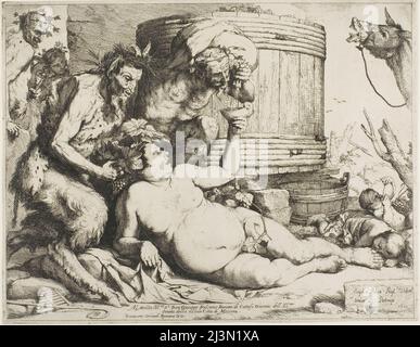 Drunken Silenus, 1628. Foto Stock