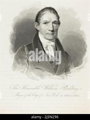 L’onorevole William Paulding, 1826. Foto Stock