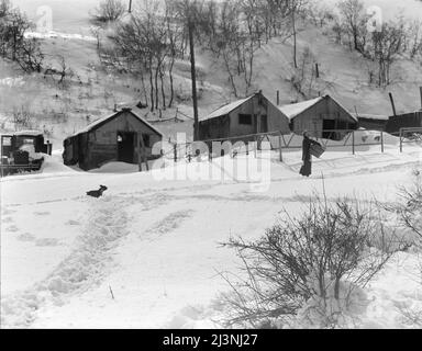 Utah Coal Town Housing. Consumatori, Near Price, Utah. Miniere possedute e controllate da capitale assentee in Oriente. Foto Stock