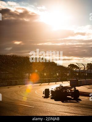 Melbourne, Australia. 08th Apr, 2022. Durante la Formula 1 Heineken Australian Grand Prix 2022, 3rd round del FIA Formula uno World Championship 2022, sul circuito di Albert Park, dal 8 al 10 aprile 2022 a Melbourne, Australia - Foto: Antonin Vincent/DPPI/LiveMedia Credit: Independent Photo Agency/Alamy Live News Foto Stock