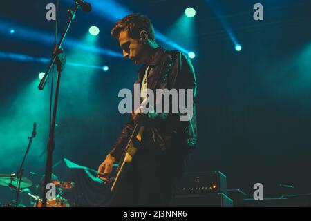 03/04/2022 - la rock band inglese BLACK HONEY suona come apertura per Nothing But Thieves, in diretta a Fabrique Milano. Foto Stock