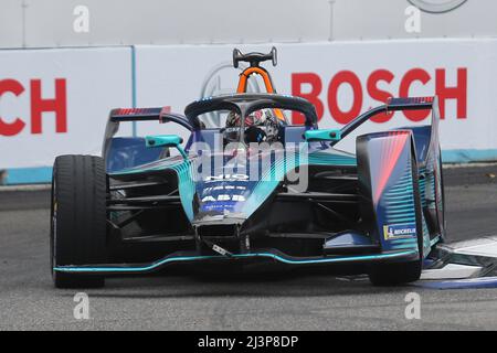 Roma, Italia. 09th Apr 2022. Roma, Italia - 08,04 2022: ABB FORMULA e, FIA WORLD CHAMPIONSHIP 2022 ROMA e-PRIX CORSA in EUR Roma su Aprile 2022 credito: Agenzia fotografica indipendente/Alamy Live News Foto Stock