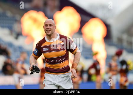 Huddersfield, Inghilterra - 9th Aprile 2022 - Chris Hill (8) di Huddersfield Giants. Rugby League Betfred Super Challenge Cup quarti di finale Huddersfield Giants vs Hull FC al John Smith's Stadium, Huddersfield, Regno Unito Dean Williams Foto Stock