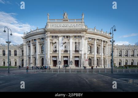 Burgtheater - Teatro Nazionale Austria - Vienna, Austria Foto Stock