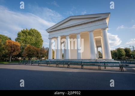 Tempio di Theseus al Parco Volksgarten - Vienna, Austria Foto Stock