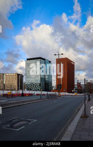 Liverpool Sky Scrapers, Paddington Village Foto Stock