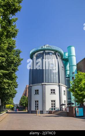 Moderna torre del museo d'arte a Maastricht, Paesi Bassi Foto Stock