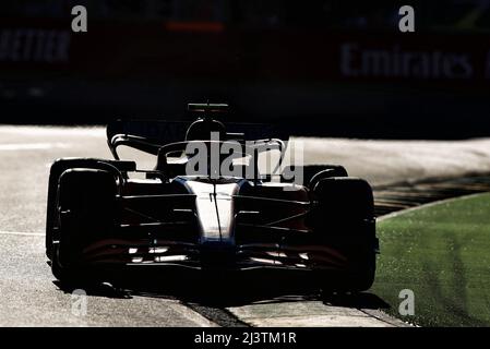 Melbourne, Australia. 10th Apr 2022. Daniel Ricciardo (AUS) McLaren MCL36. Gran Premio d'Australia, domenica 10th aprile 2022. Albert Park, Melbourne, Australia. Credit: James Moy/Alamy Live News Foto Stock