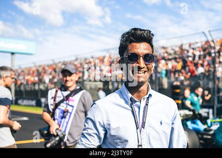 Lawrence Barretto (GBR) Formula 1 Senior Writer Editor sulla griglia. 10.04.2022. Formula 1 World Championship, Rd 3, Australian Grand Prix, Albert Park, Melbourne, Australia, Race Day. Il credito fotografico dovrebbe essere: XPB/Press Association Images. Foto Stock