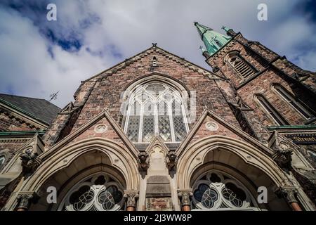 La Jarvis Street Baptist Church è una chiesa Battista situata all'incrocio tra Gerrard Street e Jarvis Street nel centro di Toronto. Uno dei o Foto Stock