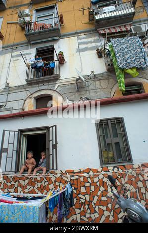 Napoli, Italia 28/05/2013: Rione Sanità. ©Andrea Sabbadini Foto Stock