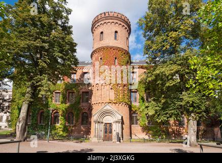 Lund/Svezia - 21.09.2016: Kungshuset Lund. La King's House, un edificio del 16th secolo dell'università di Lund in Svezia Foto Stock