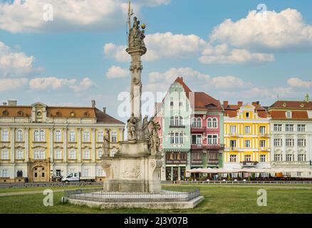 Piazza dell'Unione a Timisoara, Romania Foto Stock