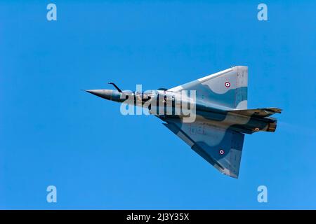 RAF Fairford, Gloucestershire, Regno Unito - Luglio 15 2006: A French Air Force, Armee de l'Air, Dassault Mirage 2000C - RDI Serial No.5095 - OK ritirarsi Foto Stock