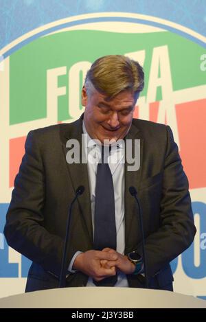 Roma, Italia. 09th Apr 2022. Antonio López-Istúriz White, Segretario del Partito popolare europeo Credit: Independent Photo Agency/Alamy Live News Foto Stock