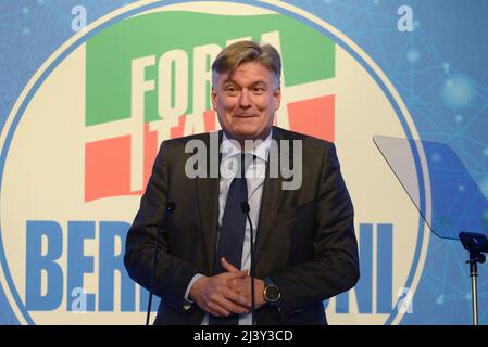 Roma, Italia. 09th Apr 2022. Antonio López-Istúriz White, Segretario del Partito popolare europeo Credit: Independent Photo Agency/Alamy Live News Foto Stock