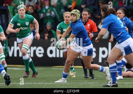 10th aprile 2022, Cork, Irlanda - Donne sei Nazioni: Irlanda 29 - Italia 8. Foto Stock