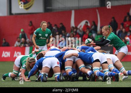 10th aprile 2022, Cork, Irlanda - Donne sei Nazioni: Irlanda 29 - Italia 8. Foto Stock