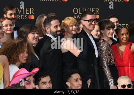 Londra, Regno Unito. 10th aprile 2022, Londra, Regno Unito. Jessie Buckley partecipa agli Olivier Awards 2022 al Royal Albert Hall di Londra. Credit: Doug Peters/EMPICS/Alamy Live News Foto Stock