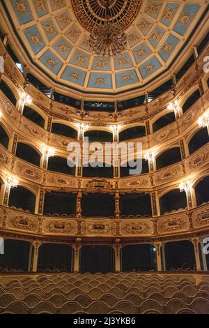 Teatru Manoel è il terzo teatro più antico al mondo, la Valletta, Malta, 4th dicembre 2019. Foto Stock