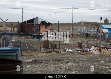 Vista sulla città di Esperanza Foto Stock