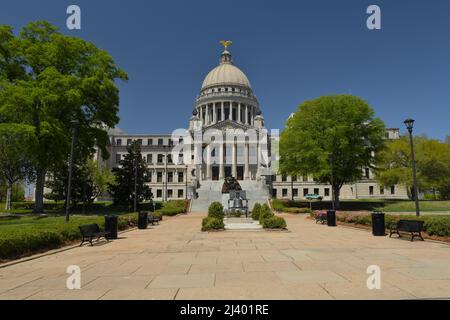 La capitale dello stato del Mississippi a Jackson, Mississippi. Foto Stock