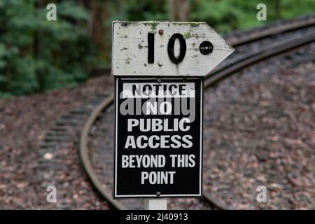 Treno a vapore Puffing Billy nelle catene di Dandenong Foto Stock