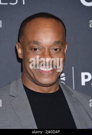 Hollywood, Stati Uniti. 10th Apr 2022. Rocky Carroll al PaleyFest annuale 39th - ÔNCISÕ tenuto al Dolby Theatre il 10 aprile 2022 a Hollywood, CA. © Janet Gough/AFF-USA.COM Credit: AFF/Alamy Live News Foto Stock