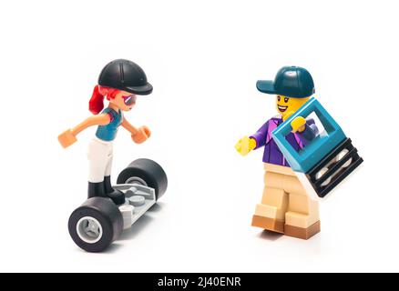 2021: LEGO costruttore Friends serie, Youth Street Cultures Foto Stock