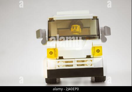 2021: Costruttore LEGO, serie City. Conducente del veicolo Foto Stock