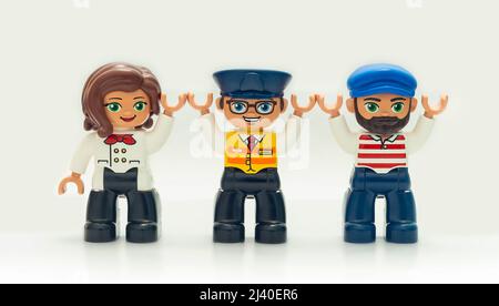 2021: LEGO costruttore la serie Friends, il Team Foto Stock