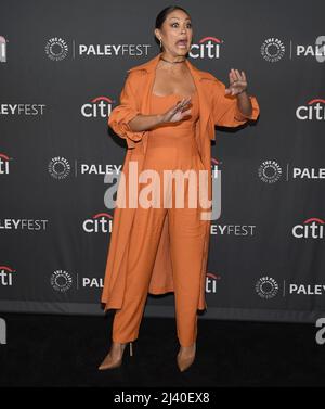 Los Angeles, Stati Uniti. 10th Apr 2022. Vanessa Lachey al PaleyFest LA - un saluto all'Universo NCIS tenuto al Dolby Theatre di Hollywood, CA domenica 10 aprile 2022. (Foto di Sthanlee B. Mirador/Sipa USA) Credit: Sipa USA/Alamy Live News Foto Stock