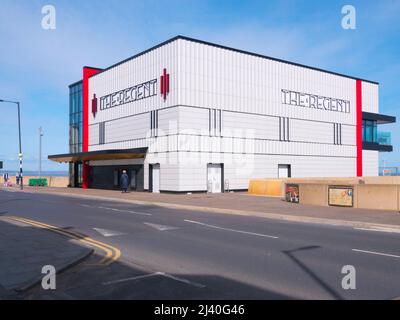 Ultimata la costruzione del nuovo Regent Cinema sul lungomare di Redcar in attesa dell'inizio dell'utilizzo Foto Stock