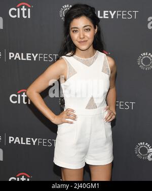 Los Angeles, Stati Uniti. 10th Apr 2022. Yasmine al-Bustami al PaleyFest LA - un saluto all'Universo NCIS tenuto al Dolby Theatre di Hollywood, CA domenica 10 aprile 2022. (Foto di Sthanlee B. Mirador/Sipa USA) Credit: Sipa USA/Alamy Live News Foto Stock