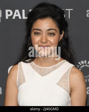 Los Angeles, Stati Uniti. 10th Apr 2022. Yasmine al-Bustami al PaleyFest LA - un saluto all'Universo NCIS tenuto al Dolby Theatre di Hollywood, CA domenica 10 aprile 2022. (Foto di Sthanlee B. Mirador/Sipa USA) Credit: Sipa USA/Alamy Live News Foto Stock