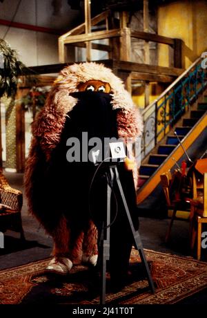Sesamstraße, deutsche Ausgabe, Deutschland 1980, Charakter: Samson al Fotograf. Foto Stock